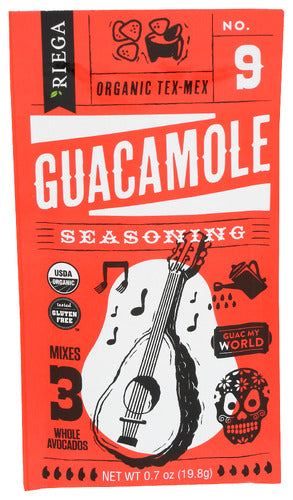 Riega Seasoning Guacamole, 0.7 OZ.