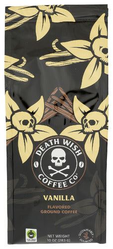 Death Wish Coffee 
Coffee Ground Vanilla, 10 OZ