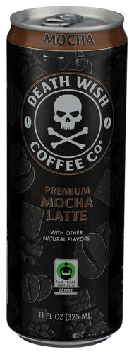 Death Wish Coffee 
Coffee Latte Mocha Rtd, 11 FO.