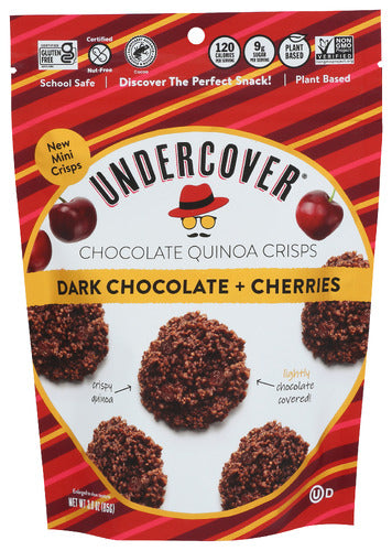 UNDERCOVER QUINOA DK CHOCOLATE CHERRY 3OZ - 3 OZ