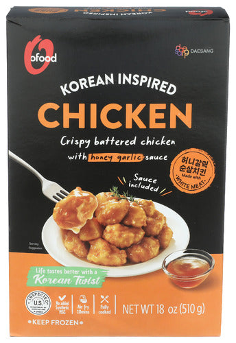 Ofood Chicken Honey Garlic, 18 OZ.