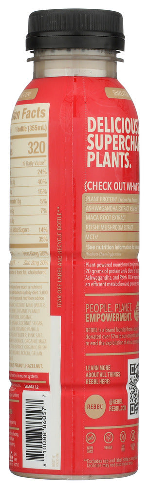 Rebbl Inc Drink Prtn Pnut Btr Jlly, 12 FO.