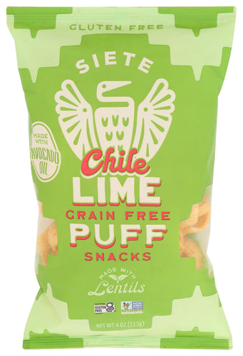 SIETE PUFFS CHILI LIME - 4 OZ
