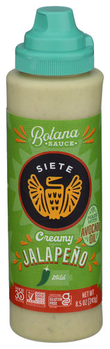 SIETE SAUCE BOTANA JALAPENO - 8.5 OZ