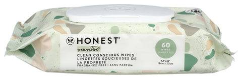 THE HONEST COMPANY WIPES GEO MOOD - 60 EA
