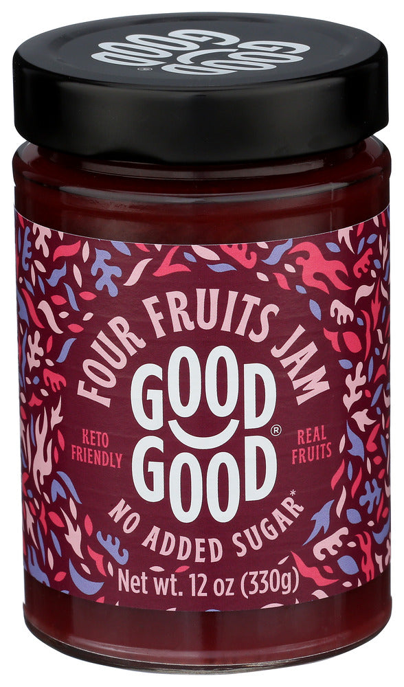 GOOD GOOD JAM FOUR FRUITS - 12 OZ