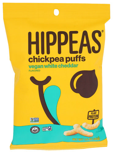 HIPPEAS PUFFS WHITE CHEDDAR - 1.5 OZ