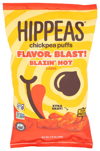 HIPPEAS PUFFS BLAZIN HOT FLVR - 3.75 OZ