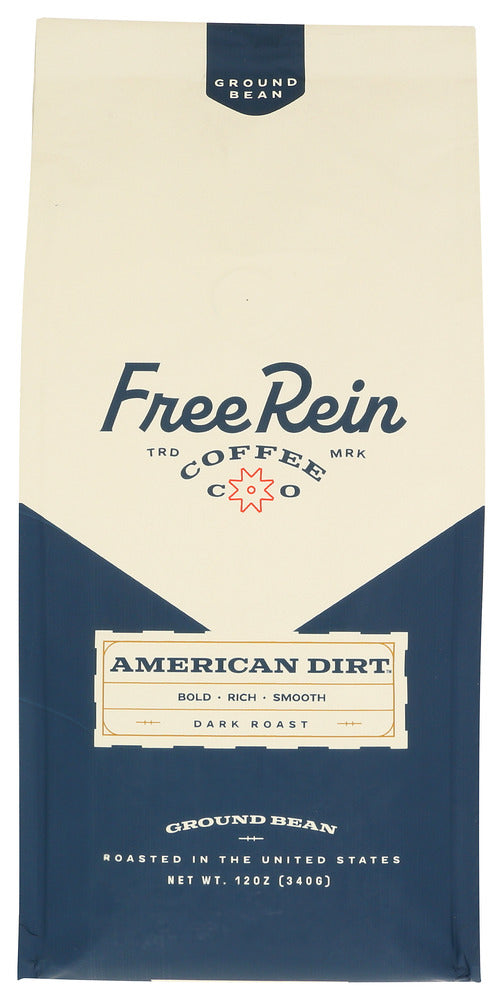 FREE REIN COFFEE AMERICN DIRT GRND - 12 OZ