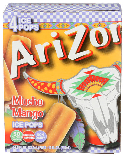 ARIZONA POPS FRZ MUCHO MANGO - 10 OZ