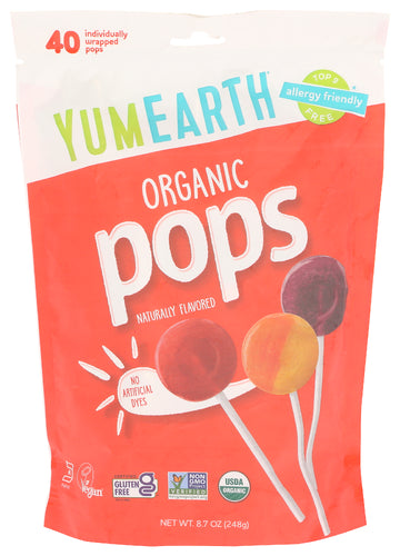 YUMEARTH LOLLI POP FAMILY SIZE - 8.5 OZ