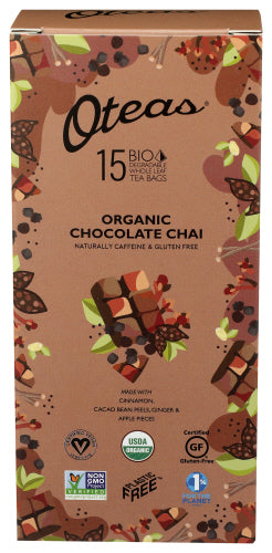 Oteas Organic Chocolate Chai, 15 PC.