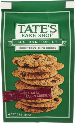 TATES COOKIES OATMEAL RAISIN - 7 OZ