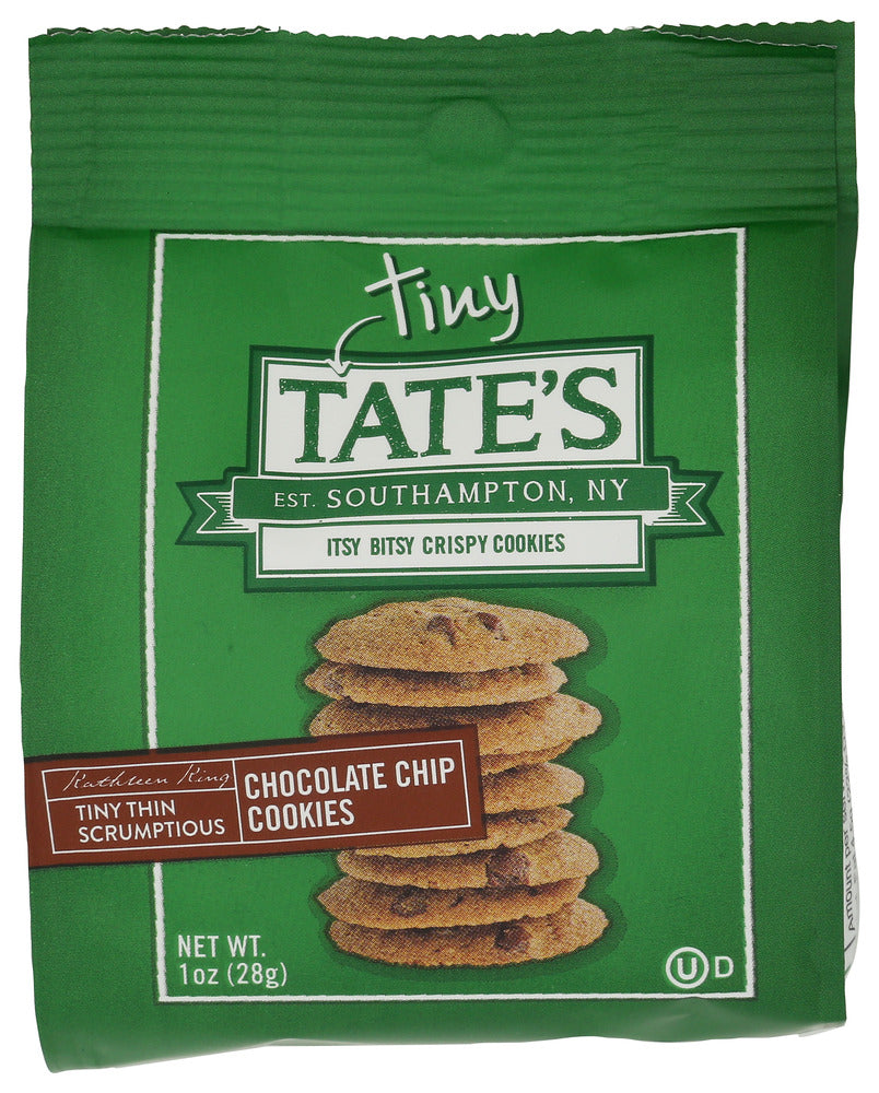 TATES COOKIE CHOC CHIP TINY - 1 OZ