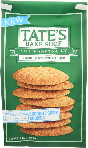 TATES COOKIES COCONUT CRISP - 7 OZ