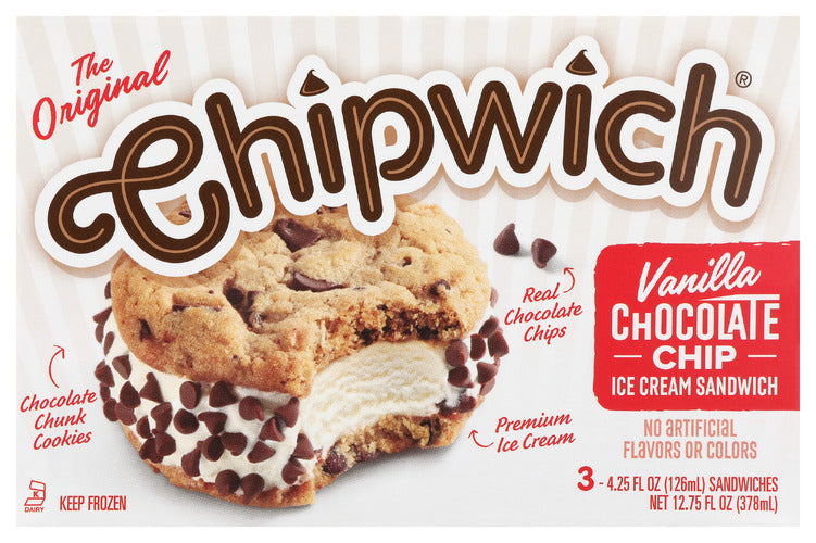 THE ORIGINAL CHIPWICH SANDWICH FRZ VANILLA - 12.75 FO