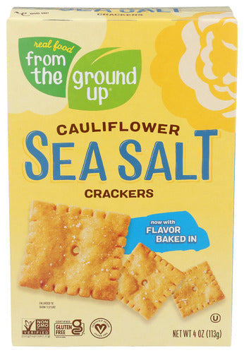 FROM THE GROUND UP CRACKERS CAULIFLWR SEASLT - 4 OZ