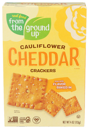 FROM THE GROUND UP CRACKERS CAULIFLWR CHEDDR - 4 OZ