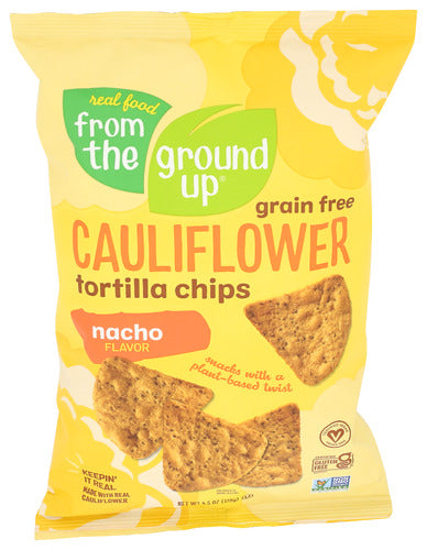 FROM THE GROUND UP CHIP TRTLLA CLFLWR NACHO - 4.5 OZ