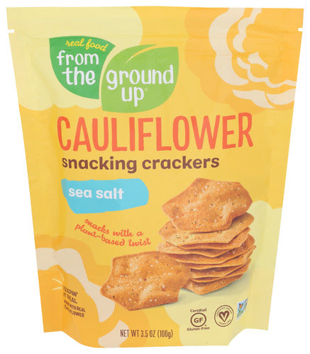FROM THE GROUND UP CRACKER CAUL SNACK SEASLT - 3.5 OZ