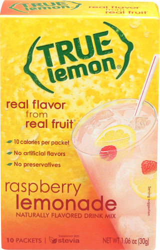 TRUE CITRUS WATER ENHNCR LMNRSPBRY 10CT - 1.06 OZ