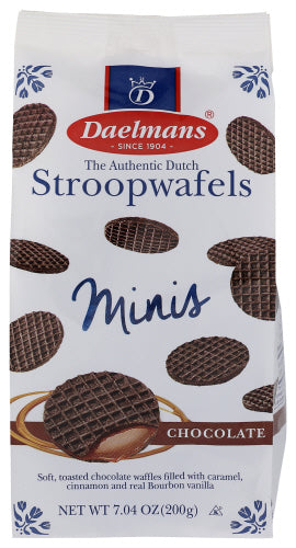 Daelmans 
Wafer Crml Choc Min Strp, 7.04 OZ.