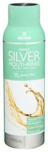 ELEMENTA SILVER MOUTH RINSE WINTERMINT - 20 OZ