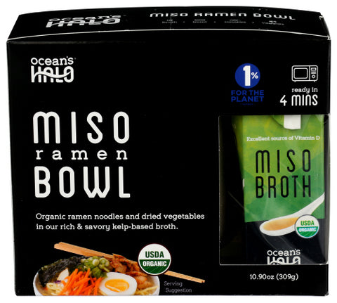 Oceans Halo Noodle Miso Bowl, 10.75 OZ.