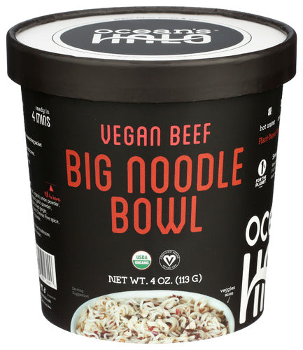 Oceans Halo Noodle Bowl Beef, 4.02 OZ.