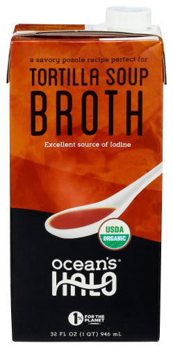 Oceans Halo Broth Tortilla Soup, 32 OZ.