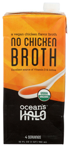 Oceans Halo Broth No Chicken, 32 OZ.