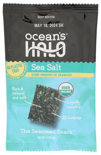 Oceans Halo Seaweed Sea Slt Snck Tryl, 0.14 OZ.