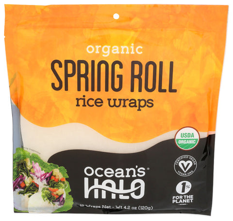 Oceans Halo Wraps Rice Spring Roll, 4.2 OZ.