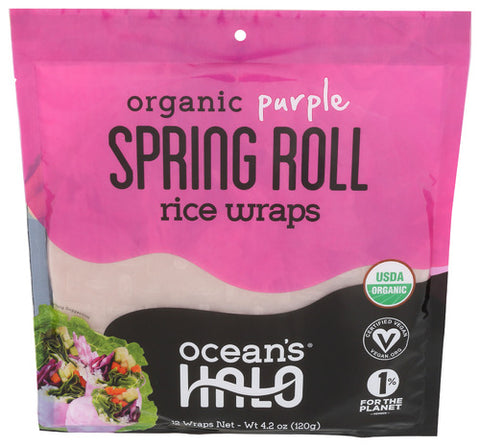 Oceans Halo Wraps Rice Prpl Sprng Rl, 4.2 OZ.