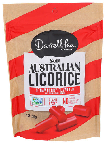 Darrell Lea 
Licorice Soft Strwbry, 7 OZ.