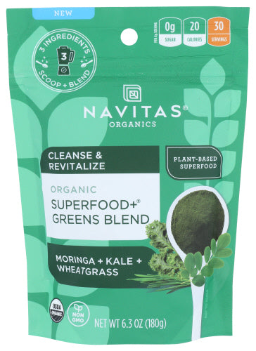 Navitas Superfood Greens Blend, 6.3 OZ.
