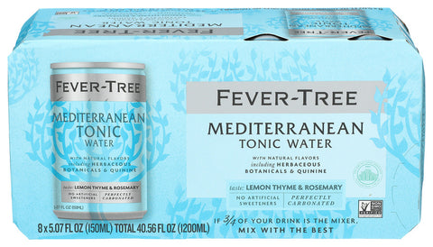 FEVER TREE TONIC MEDITERRANEAN 8PK - 40.56 FO
