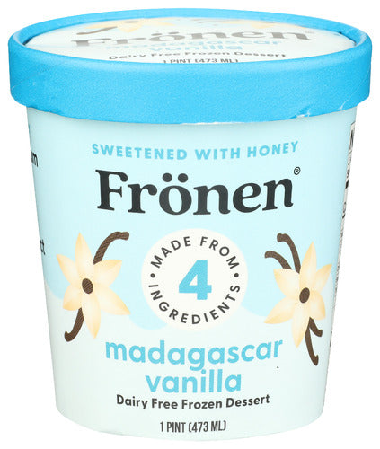 FRONEN ICE CREAM VANILLA NODAIRY - 16 OZ