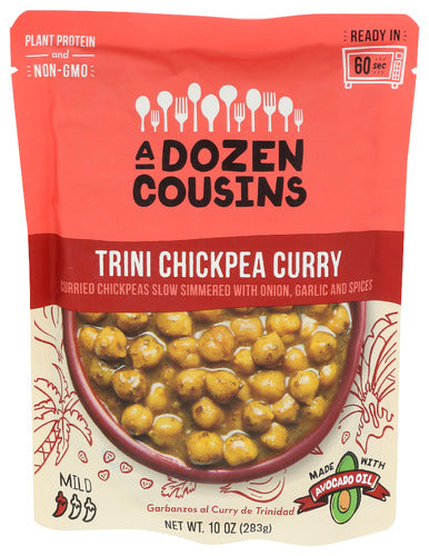 A Dozen Cousins 
Chickpea Curry Rte Trini, 10 OZ.