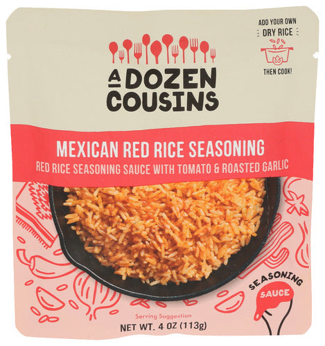 A Dozen Cousins 
Rice Mexican Red Sauce, 4 OZ.