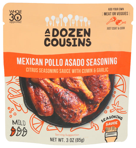A Dozen Cousins 
Seasoning Sauce Pollo Asa, 3 OZ.