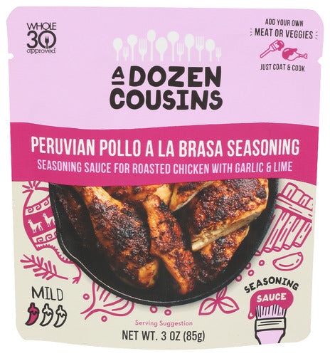 A Dozen Cousins 
Seasoning Peruvian Pollo, 3 OZ.