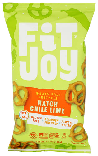 FITJOY PRETZELS HATCH CHILE LIME - 4.5 OZ