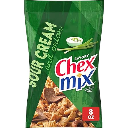 Chex Mix Snack Mix, Sour Cream and Onion, Snacks, 8 oz