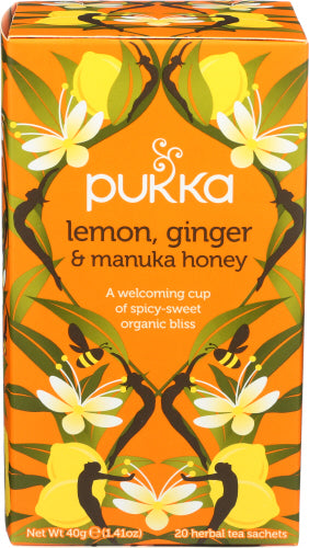 Pukka Herbs Tea Herbal Lmn Gngr Hny, 20 BG.