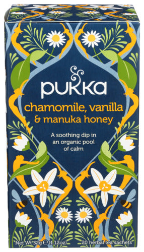 Pukka Herbs Tea Herbl Chmomil Van Hny, 20 BG.