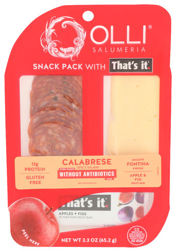 Olli Salumeria Snack Calabrese Font Fig, 2.3 OZ.