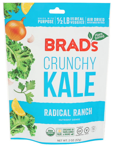BRADS PLANT BASED KALE CRUNCHY RANCH W PRO - 2 OZ