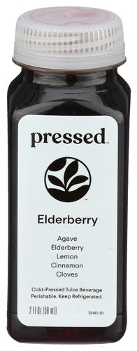 Pressed Juicery Juice Elderberry Shot, 2 FO.