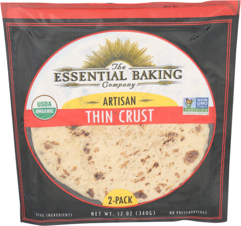 THE ESSENTIAL BAKING COMP PIZZA CRUST THIN ORG PAR - 12 OZ